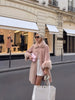 Elegant Faux Fur Collar Coat Women Winter Slim Patchwork Pocket Warm Trench Street Casual Long Faux Fox Fur Outerwear