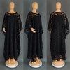 Elegant African Dresses for Women Traditional Dashiki Lace Boubou Plus Size Wedding Party Gown Muslim Kaftan Maxi Dress