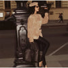 Solid Single Breasted Suede Short Jacket Women Full Sleeve Buckle Lapel Slim Shoulder Pad Coat Lady High Street Wear