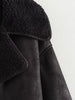 Winter Women's Black Faux Leather Jacket Warm Streetwear Outwear Solid Elegant Warmth PU Coat for Ladies Jackets Coat Tops