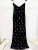 High Street Vestido Women's Beaded Wrapped Chest Long Maxi Dress +Short Jacket
