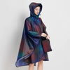 Big Size Women Leopard Raincoat Lightweight Rain Coat Poncho Ladies Waterproof Cloak Raincoats Adults Windproof Rainwear