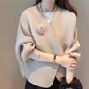Pleated Item Loose Solid Color Women's Cardigan Coat V Neck Casual Style Female Coats Spring 17S0440