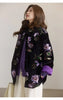 Chinese Style Retro National Embroidered Sequins Cotton Padded Coat Women Autumn Winter Loose Warm Heavy Velvet Cotton Jack