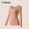 Seamless Thermal Underwear Women Sexy Ladies Autumn Winter Bottoming Shirt Trousers Female Single Layer Thermal Shaping Clothes
