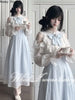 Japanese Sweet Lolita Women Dresses Kawaii Slim Fit Bow Lace Y2k Evening Dress Chic Korean Vintage Party Harajuku Outfit