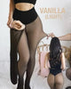1Pc Warm Thermal Tights Pantyhose Women Autumn Winter Plus Size Fleece-Lined High-Waisted Black Sheer One Line Crotch Leggings