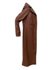 Women’s Coats Thick PU Leather Long Sleeve Winter Notched Neck X-Long Trench Street Wear OL Work Outcoat