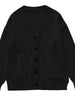Loose Cardigan Women Long Sleeve V-neck Knitted Black Slouchy All-match Female Autumn Winter Coats Korean Chic Baggy Tops MLQ9