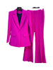 High Street Runway Designer Suit Set Women's Single Button Blazer Flare Pants Suit