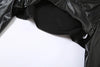 Cyber Y2k Punk Faux Leather Crop Jackets Gothic Grunge Streetwear Coats Zip Up Female High Shoulder Cardigans