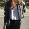 Long Sleeve Knitted Cardigan Women Sweater Elegant Winter Casual Simple Knitted Jackets O Neck Loose Round Neck Tops