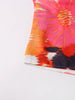 Casual Printing Two Piece Sets For Women Slash Neck Lantern Sleeve Tops High Waist Pant Loose Set Female