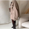 Oversized Tie-Waist Cropped Trench Coat Drop Shoulder Autumn Women Modern Edgy Outerwear Chic Lady Streetwear Coat