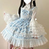 Han Mushroom Liang Original Design Lolita Dress Flower Marriage Jsk Suspender Dress Women