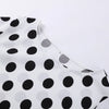 Casual Polka Dot Dress Women's Slim O-neck Full Sleeve High-Waisted Floor-Length Dresses Spring Autumn Robes