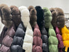 Winter Natural Large Fur Collar Hooded Down Jacket Women White Duck Down Solid Outwear Female Warm Quilted Lantern Sleeve Jacket