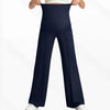 Plus Size Maternity Straight Pants Autumn Winter High Waist Pregnant Women Wide-leg Pants Outer Wear Premama Loose Trousers
