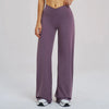 Casual Wide Leg Pants Yoga Pants Women Crossed Waist Loose Pants for Outdoor Workout Running and Sports Wide Leg Pants
