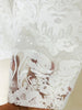 High Street Designer Runway Suit Set Women's Single Button Guipure Lace Sequined Blazer Pants Suit