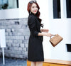 Autumn Korean Mid-Length Trench Coat Women Double-Breasted Slim Temperament Windbreaker Female Casual Outwear Overcoat