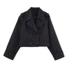 autumn product women's classic double-breaked lapel simple short trench coat casual coat