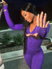 Sporty Casual 2 Piece Set Women Tracksuit Hooded Zip Crop Tops+Leggings Fitness Soft Stretch Streetwear Activity Suit