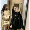 Autumn Winter Plus Size Women Coat Woolen Cloth Cloak Loose Overcoat Female Manteau Femme Hiver Oversize