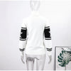 Women's Ski Suit Hooded Full Sleeve Jacket White High-Waisted Flared Pants Set Female Ski Sport Outerwear
