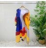 Pleated Printed Skirt Spring Autumn Temperament Plus Size Large Swing High Waist Casual Dresses for Women