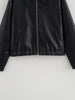 Autumn Winter Women's Moto Biker Zipper Long Sleeve Jacket Faux Leather Jacket Outerwears Causal Coats