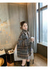 Checkered Coat for Women Spring Korean Edition Retro Western Style Reduced Age Small Fragrant Whisper Coat for Women WF