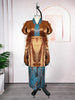African Clothes for Women 2 Pcs Sets Tops And Skirts Suits Dashiki Ankara Outfits Gown Plus Size Wedding Party Dresses