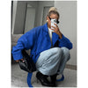 Solid Tie Waist Cinching Suede Jackets Women Chic Stand Up Collar Loose Crop Short Coats Lady Autumn Commute Daily Outfit
