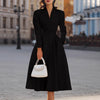 Casual Long Sleeve Maxi Dress Women Autumn Winter Party A-line Slim Dresses Elgant Vestidos
