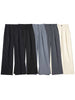 Women Solid Pleated Front Zipper Wide Leg Pants Vintage High Waist Full Length Female Chic Lady Trousers