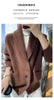 100% Wool Ladies Winter Sweater Thickening Cardigan Ladies V-neck Long Sleeve Jacket And Knitted Women Knit Cardigan Sweater