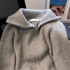 2026Autumn Winter knitted Cardigan Sweater Women Long-Sleeved Zipper High Neck Coat Female Loose Sweater Ladies Tops