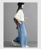 baggy jeans Women y2k Casual Streetwear Denim Pants Wide leg Street Style Vintage High Waist Pockets ripped Jean Femme