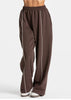 Sport Trousers Women Loose Casual Wide-leg Trousers with Pockets Gym High Waist Fitness Running Yoga Pants