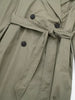 Women With Belt Solid Double Breasted Trench Vintage Lapel Neck Long Sleeves Female Chic Lady Outfits