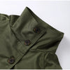 Autumn Stand Collar Trench Coats For Women Long Sleeve Belt Double Breasted Jacket Lady High Street Chic Outerwear