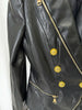 Designer Jacket Women's Slim Fitting Zippers Artificial Leather Blazer