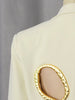 Modern Hollow Out Women Jackets Lapel Collar Long Sleeve Temperament Loose Jacket for Street Outing Wear