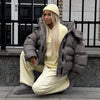 Chic All-Matched Solid Women's Cotton Coat Hooded Zipper Full Sleeves Thicken Bread Coats Autumn Winter Lady Tops