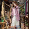Spring Retro Print Ramie Loose Women Thin Wind Coats Leisure Long Trench Vintage Chinese Style Coat