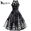 You're My Secret Women Dress Christmas Dress Snow 3D Printing Slip Party Dresses Sexy Rockabilly Dress Female Cosplay Costume