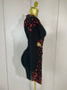 Women Celebrity Sexy Long Sleeve V Neck Rhinestone Black Bandage Dress Elegant Evening Club Birthday Party Dresses