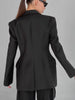 Women's Autumn Winter Slim Waist Chic Blazer Coats Office Ladies Double Breasted Suits Jacket Women Clothing