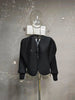 Pleated Item Loose Solid Color Women's Cardigan Coat V Neck Casual Style Female Coats Spring 17S0440